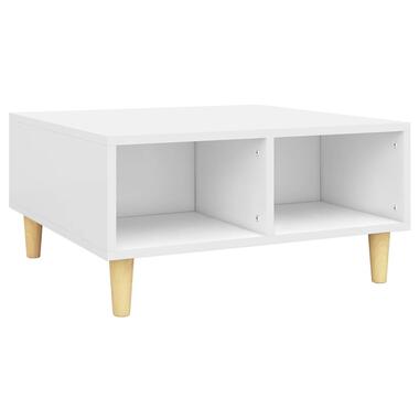 vidaXL Table basse blanc 60x60x30 cm bois d'ingénierie product