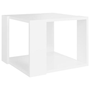 vidaXL Table basse Blanc 40x40x30 cm Bois d'ingénierie product
