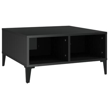 vidaXL Table basse Noir brillant 60x60x30 cm Aggloméré product