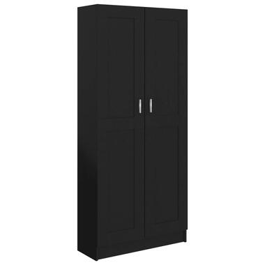 vidaXL Bibliothèque Noir 82,5x30,5x185,5 cm Bois d'ingénierie product