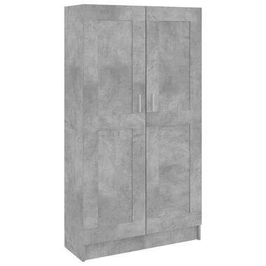vidaXL Boekenkast 82,5x30,5x150 cm spaanplaat betongrijs product