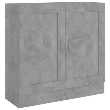 vidaXL Bibliothèque Gris béton 82,5x30,5x80 cm Bois d'ingénierie product