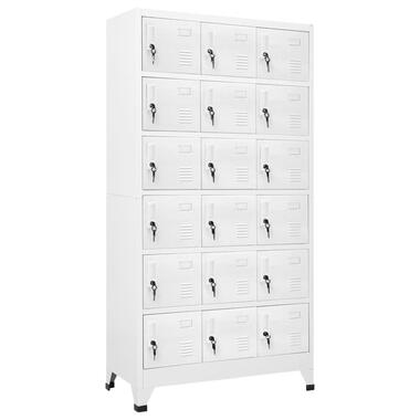 vidaXL Armoire à casier avec 18 compartiments Métal 90x40x180 cm product