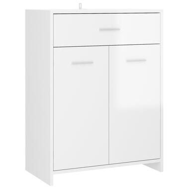 vidaXL Armoire de salle de bain blanc brillant bois d’ingénierie product