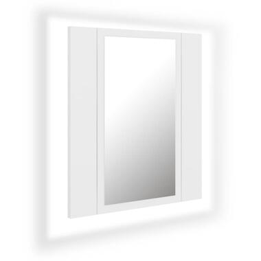 vidaXL Armoire salle de bain à miroir LED Blanc 40x12x45 cm Acrylique product