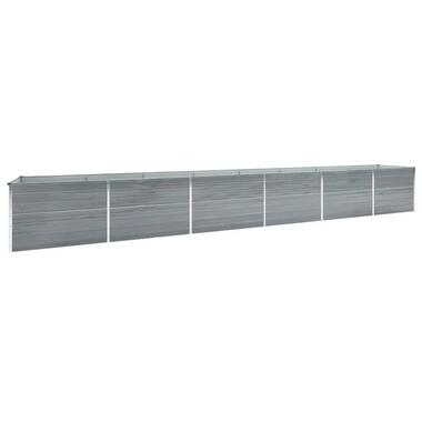 vidaXL Lit surélevé de jardin Acier galvanisé 600x80x77 cm Gris product