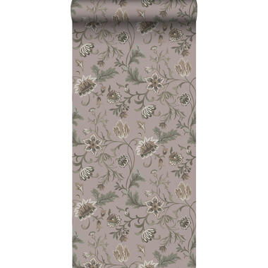 ESTAhome behangpapier - vintage bloemen - oudroze - 50 x 900 cm product