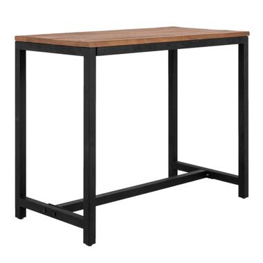 Table de bar Manguier - Métal Noir - 140x70x110cm - Stef product