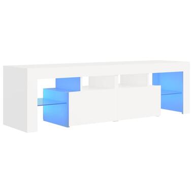 vidaXL Tv-meubel met LED-verlichting 140x36,5x40 cm wit product