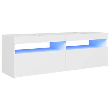 VIDAXL Tv-meubel met LED-verlichting 120x35x40 cm wit product