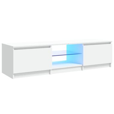 vidaXL Tv-meubel met LED-verlichting 140x40x35,5 cm wit product