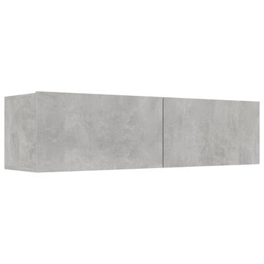 vidaXL Meuble TV Gris béton 120x30x30 cm Bois d’ingénierie product