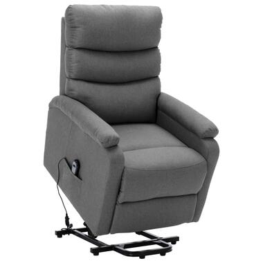 vidaXL Fauteuil inclinable Gris clair Tissu product
