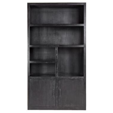 Meuble Noir - 120x45x220cm - Bois de Manguier - Meuble Xander - Giga Meubel product