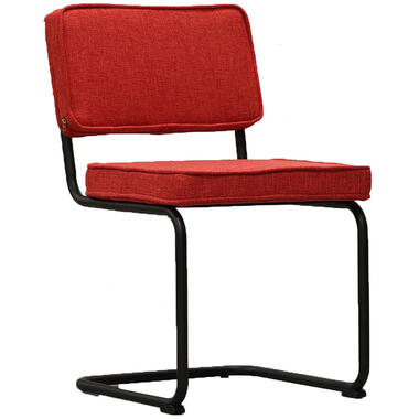 Remo Chaise Salle A Manger Industrielle Rouge product