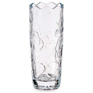 Giftdecor Vaas - druppel relief - glas - 24 cm product