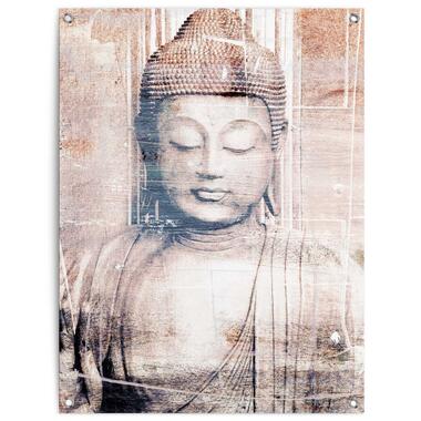 Poster de jardin Bouddha 80x60 cm Brun Canvas product
