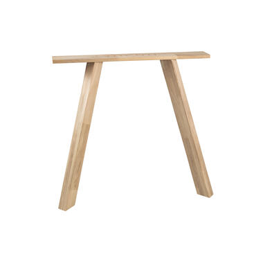 Lot de 2 pieds de table à 3 positions Chêne massif [FSC] 72x79x10 cm WOOOD Tablo product