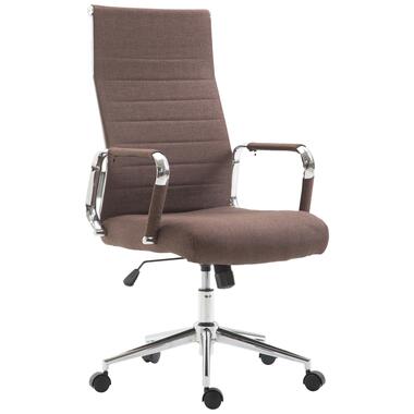CLP Chaise de bureau Kolumbus Chrome Cadre - Tissu - Marron product