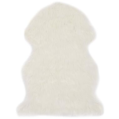 vidaXL Tapis 60 x 90 cm Peau de mouton synthétique Blanc product