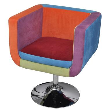 vidaXL Fauteuil avec design de patchwork Cube Tissu product