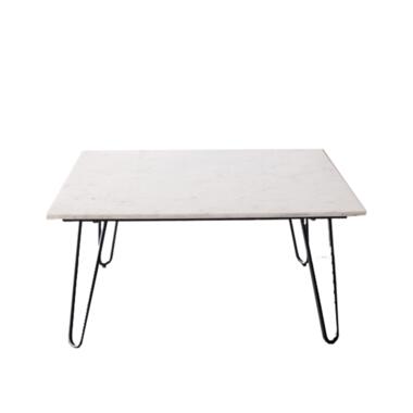 Table basse Blanche - Marbre - 90x90x45cm product