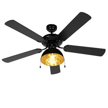 QAZQA ventilateur de plafond industriel noir - magna product