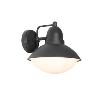 QAZQA wandlamp buiten Marcel zwart E27 product