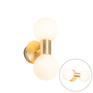 QAZQA wandlamp Cederic goud/messing G9 product