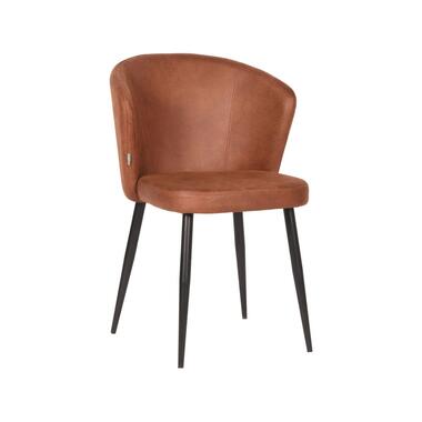 LABEL51 - Chaise de salle à manger Wave - 58x60x85cm - Cognac product