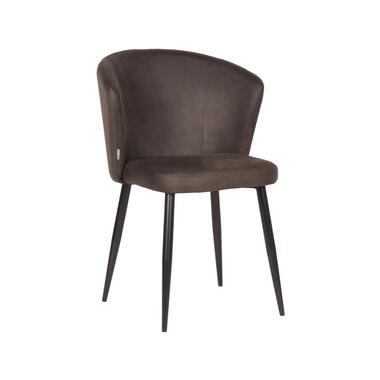LABEL51 - Chaise de salle à manger Wave - 58x60x85cm - Anthracite product