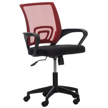CLP Chaise de bureau Auburn Noir Frame - Microfibre - Rouge product