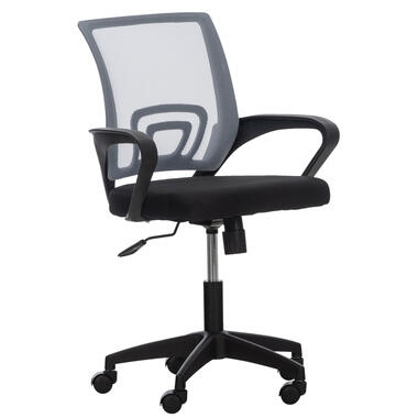 CLP Chaise de bureau Auburn Noir Frame - Microfibre - Gris product