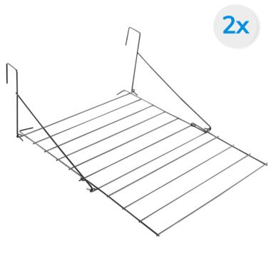 Set van 2 stuks Droogrekken - Ophangbaar - Zwart product