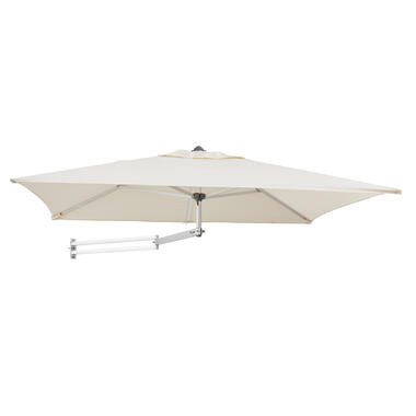 Parasol Mural Aluminium, Rectangulaire 200 x 140 cm, Naturel / Ecru product