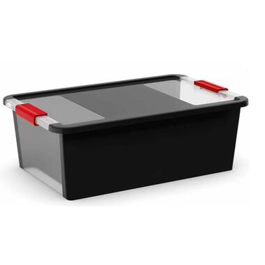 Kis Bi Opbergbox M - 26L - zwart/transparant product