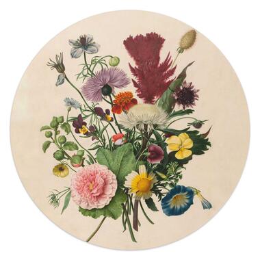 Peinture sur verre Bouquet de fleurs Ø 50 cm Multicolore product