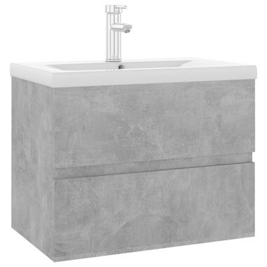 vidaXL Armoire d'évier et lavabo intégré gris béton bois d'ingénierie product