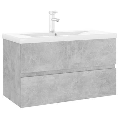 vidaXL Armoire d'évier et lavabo intégré gris béton bois d'ingénierie product