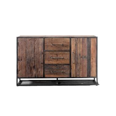 Buffet marron - métal/bois recyclé - 150x40x90cm - Buffet Lio - Giga Meubel product