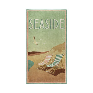 Seahorse Blackpool Serviette de plage - Coton - Vert - 90x170 cm product