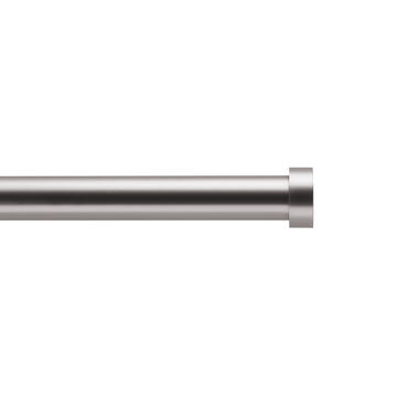 ACAZA Gordijnroede, Uitschuifbare Gordijn Rail, Stang 125-240cm, Zilver product