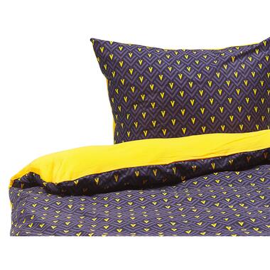 Parure de lit bleu foncé et jaune 135 x 200 cm WALLINGFORD product