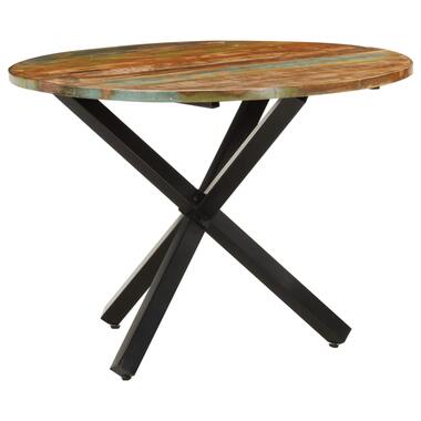 vidaXL Table à dîner ronde 100x100x75 cm Bois de récupération massif product