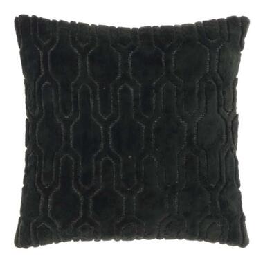 Unique Living - Coussin Rory 45x45cm Noir product