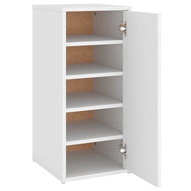 vidaXL Armoire à chaussures Blanc 32x35x70 cm Bois d’ingénierie product