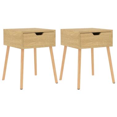 vidaXL Tables de chevet 2 pcs Chêne sonoma 40x40x56 cm Bois ingénierie product