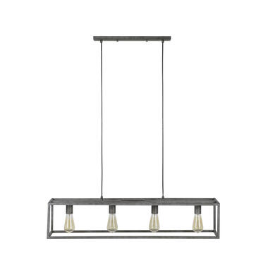 Hoyz - Lampe Suspendue Cubic - 4 Lampes - Gris/Noir - Industriel product