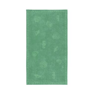 Seahorse Drap de plage Shells - 100x200 cm - Jade Green product