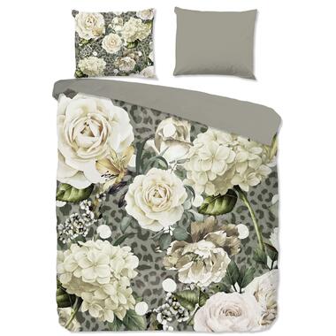 Pure Housse de couette "fleurs " - Vert - (200x200/220 cm) - Microfibre product